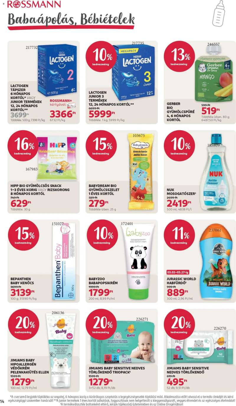 Rossmann Akciós újság Rossmann 16 oldal