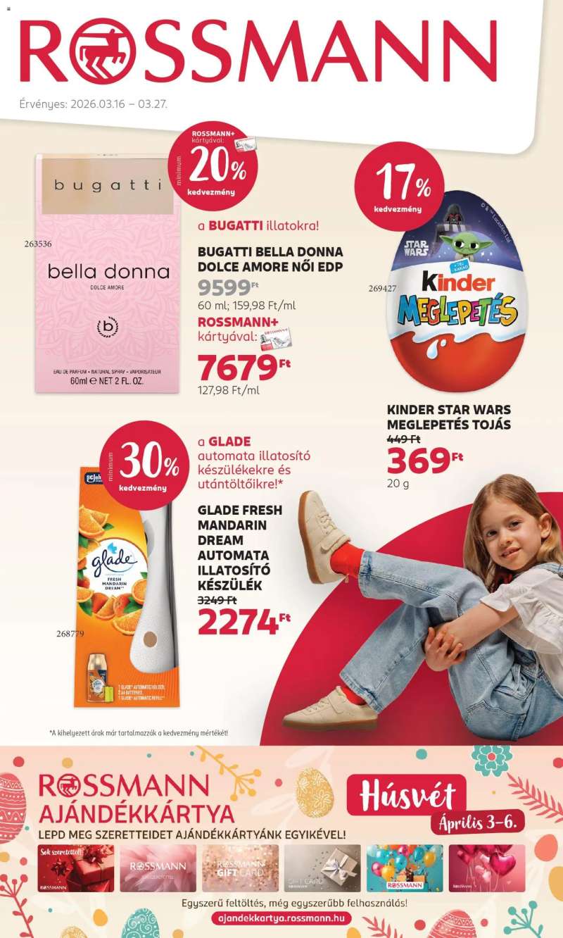 Rossmann Rossmann akciós újság 1 oldal