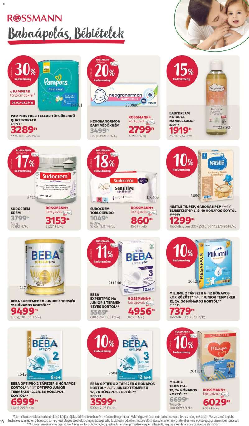 Rossmann Rossmann akciós újság 16 oldal