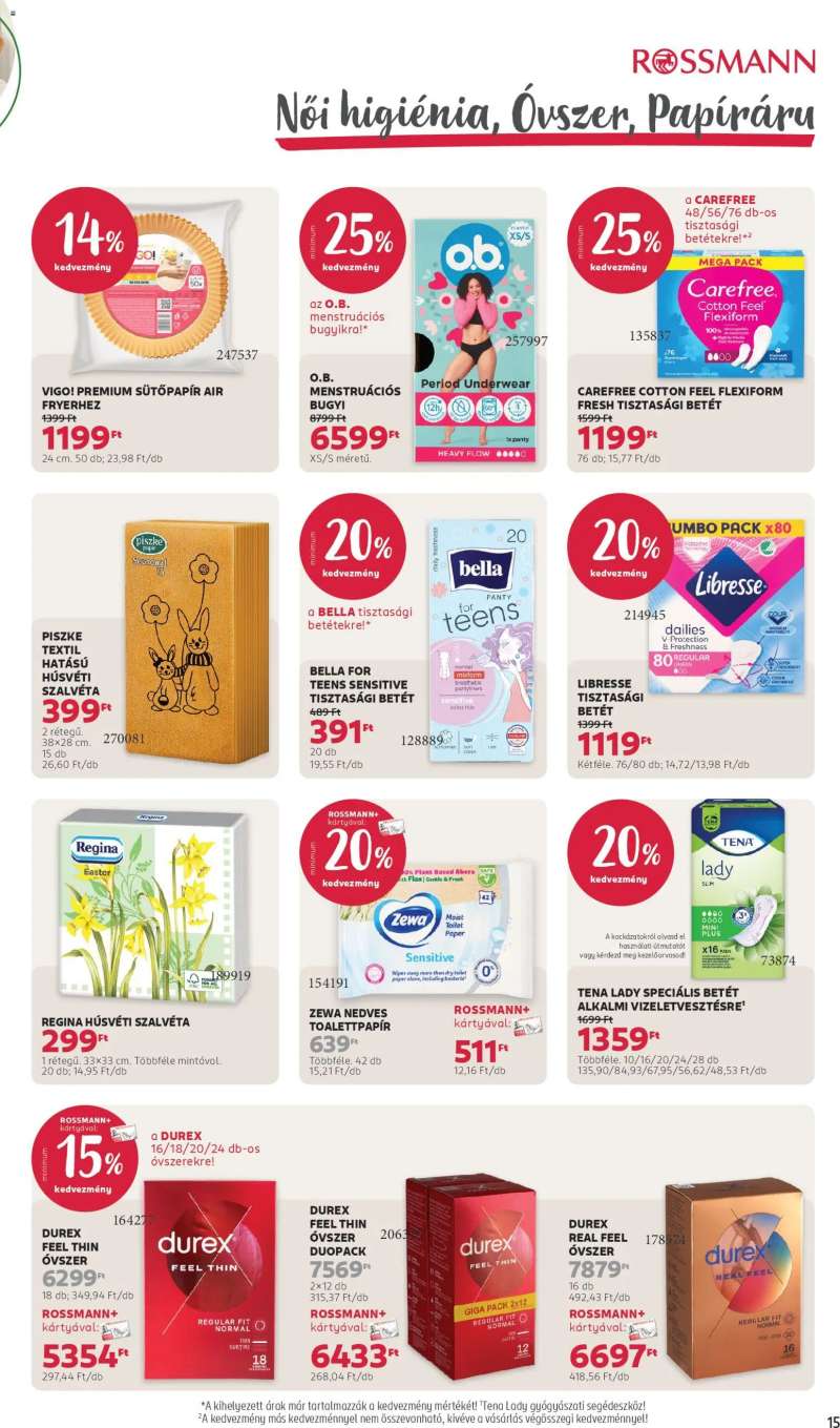 Rossmann Rossmann akciós újság 17 oldal