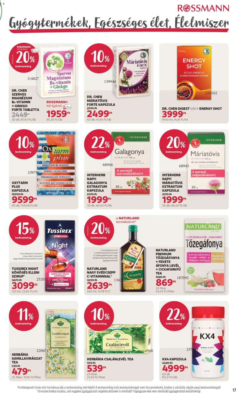 Rossmann Rossmann akciós újság 19 oldal