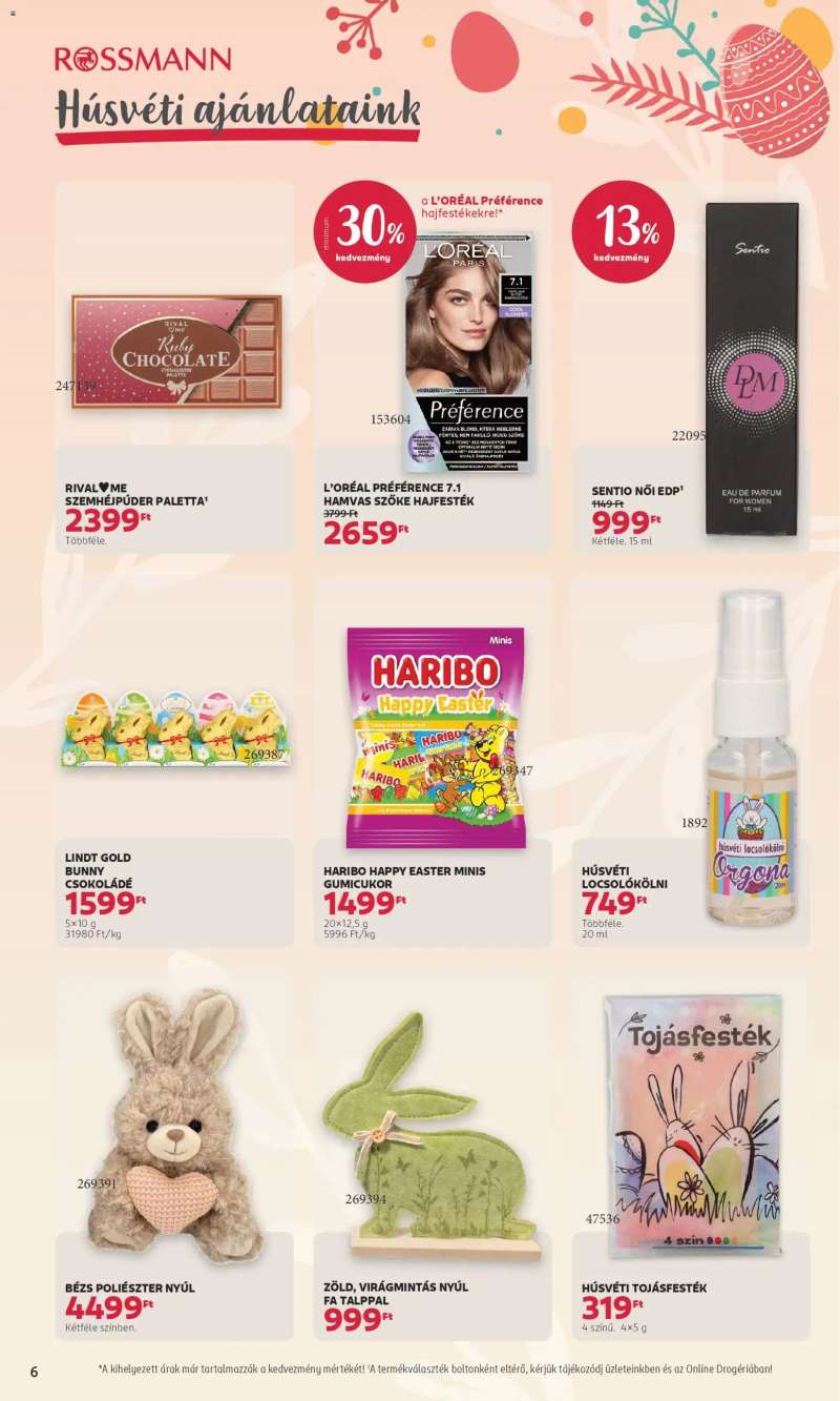 Rossmann Rossmann akciós újság 6 oldal