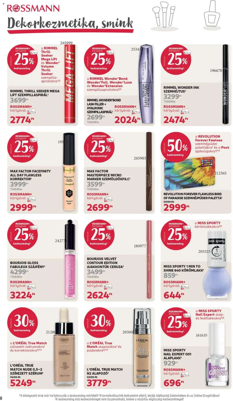 Rossmann Rossmann akciós újság 10 oldal