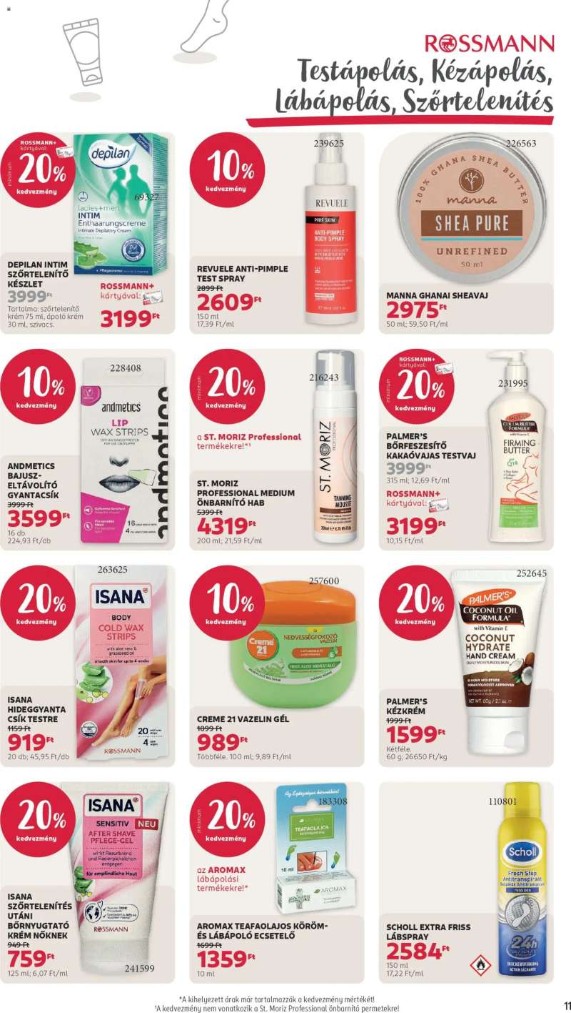 Rossmann Rossmann akciós újság 13 oldal