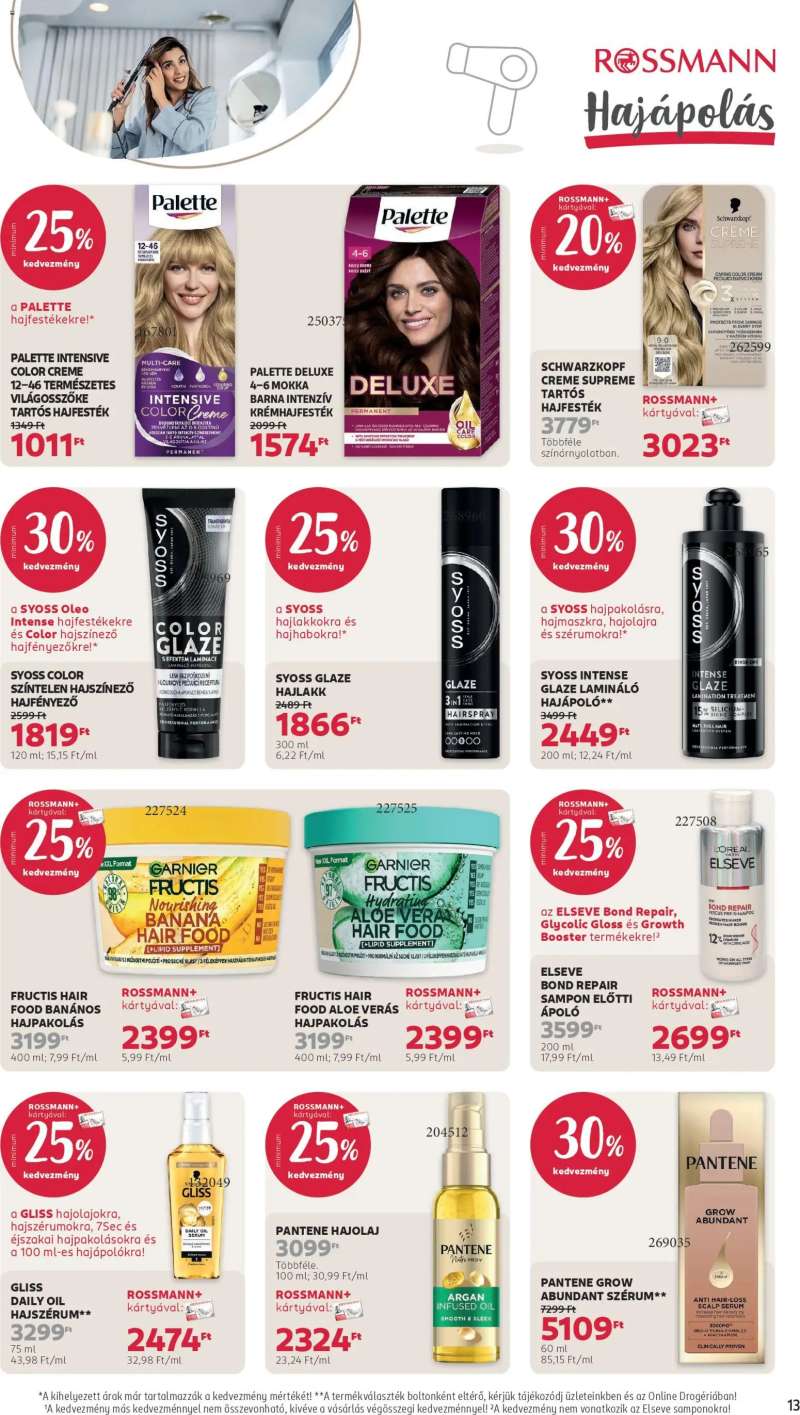 Rossmann Rossmann akciós újság 15 oldal