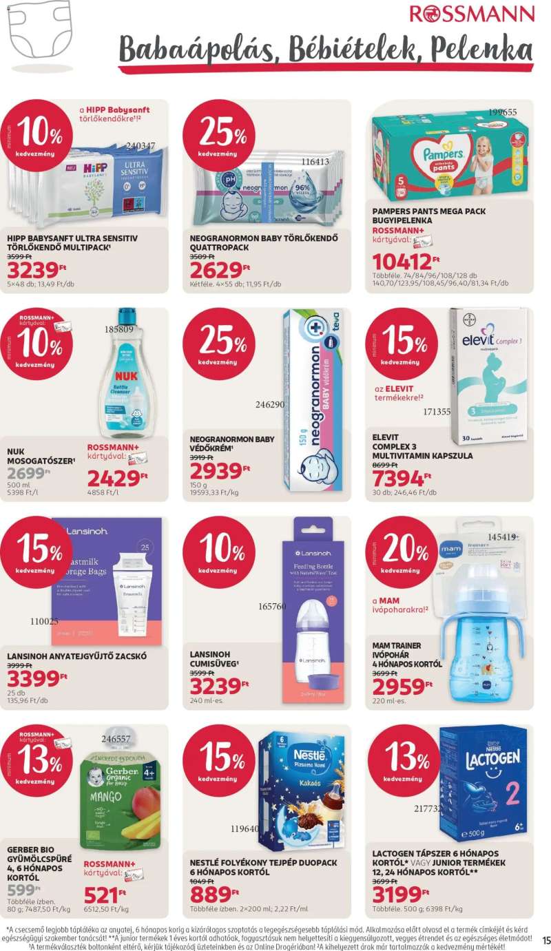 Rossmann Rossmann akciós újság 17 oldal