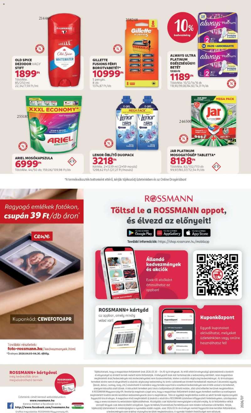 Rossmann Rossmann akciós újság 24 oldal
