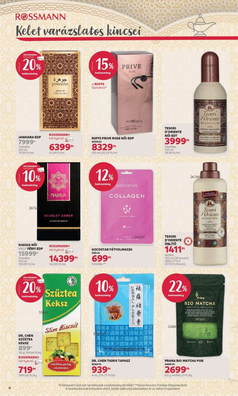 Rossmann Rossmann akciós újság 4 oldal