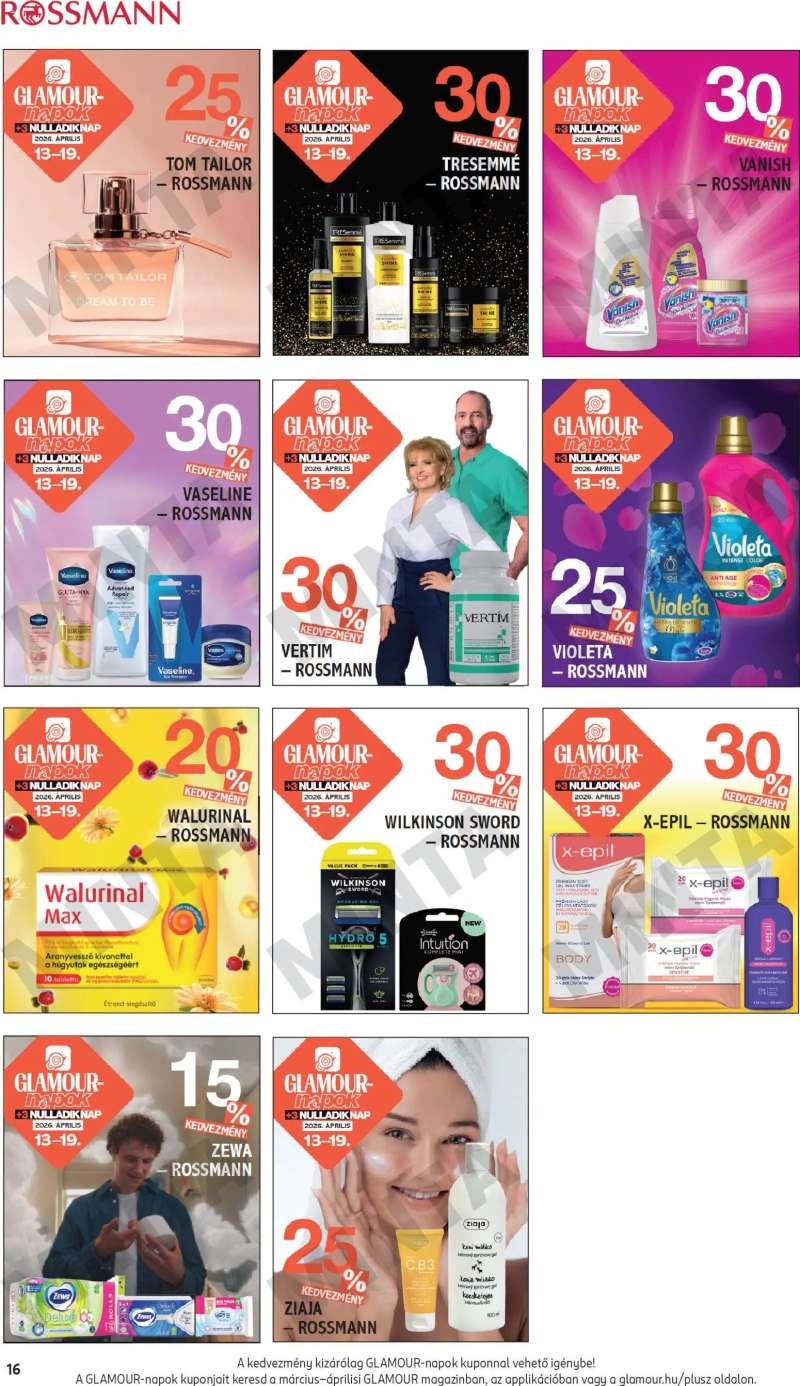 Rossmann Rossmann akciós újság 16 oldal