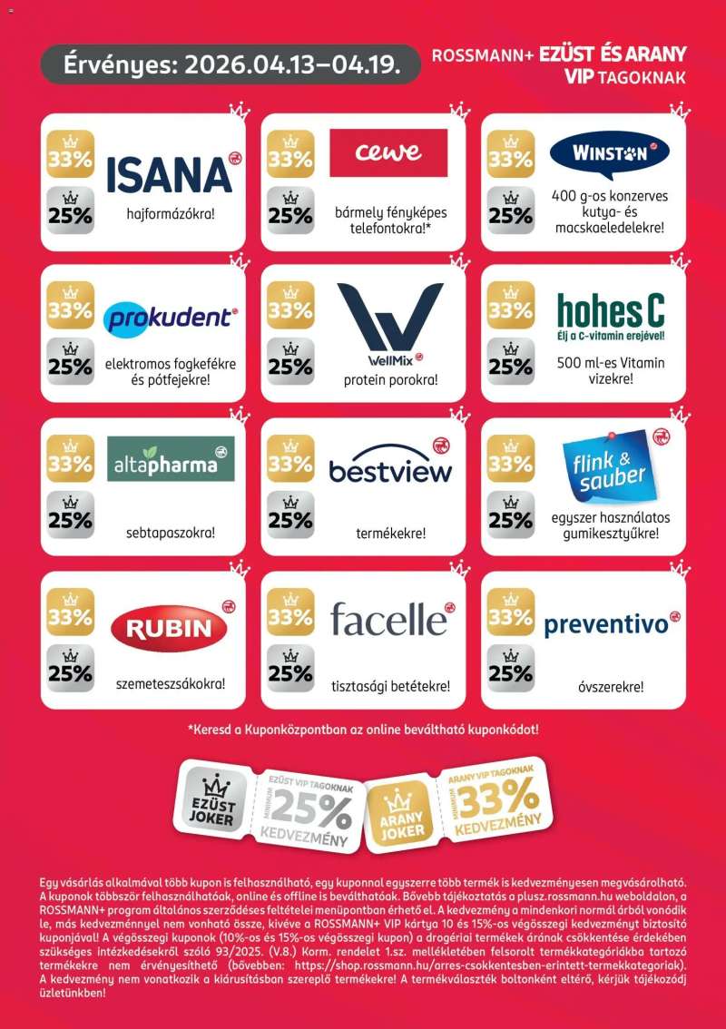 Rossmann Rossmann Szórólap 3 oldal