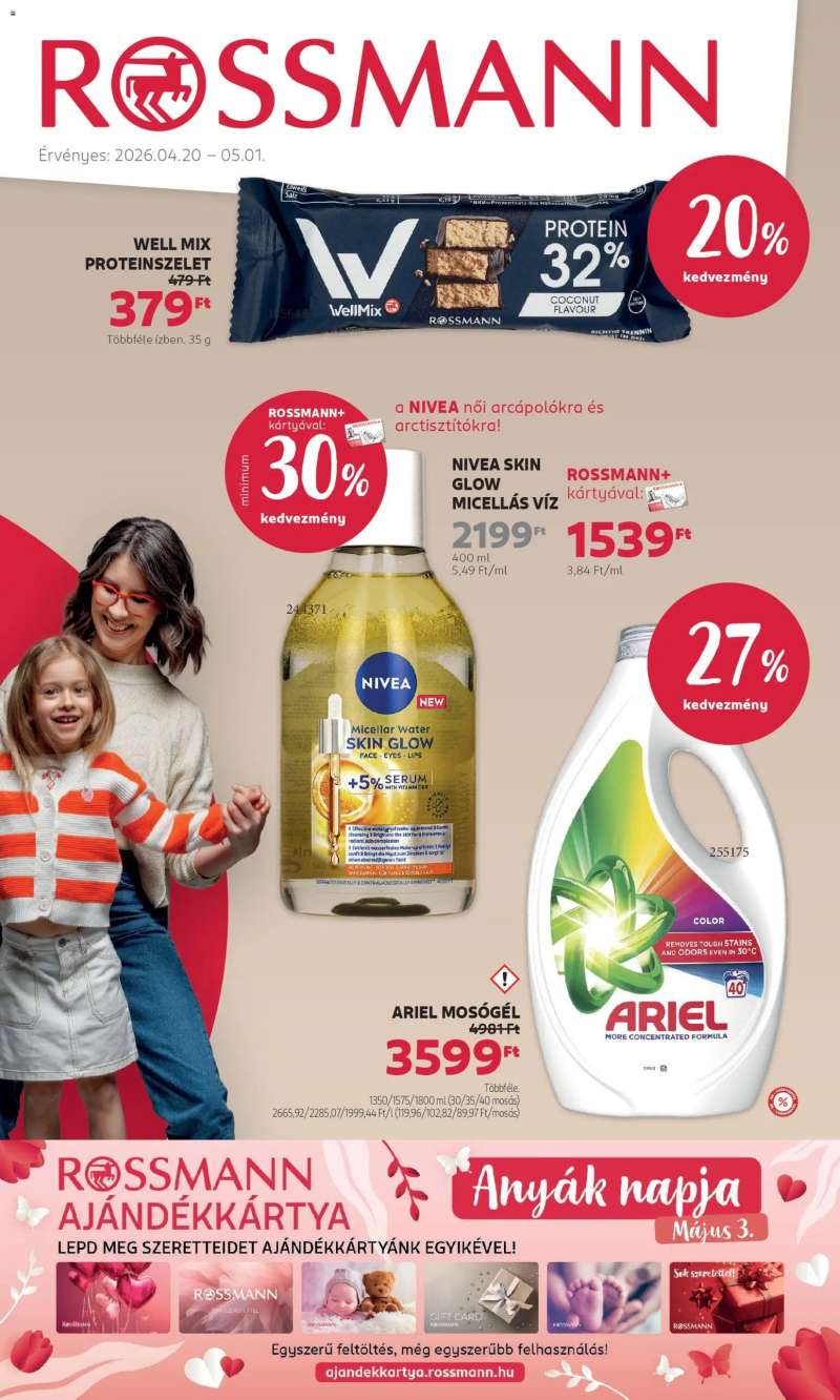 Rossmann Rossmann akciós újság 1 oldal