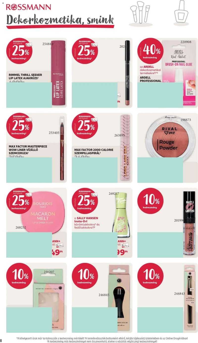Rossmann Rossmann akciós újság 10 oldal