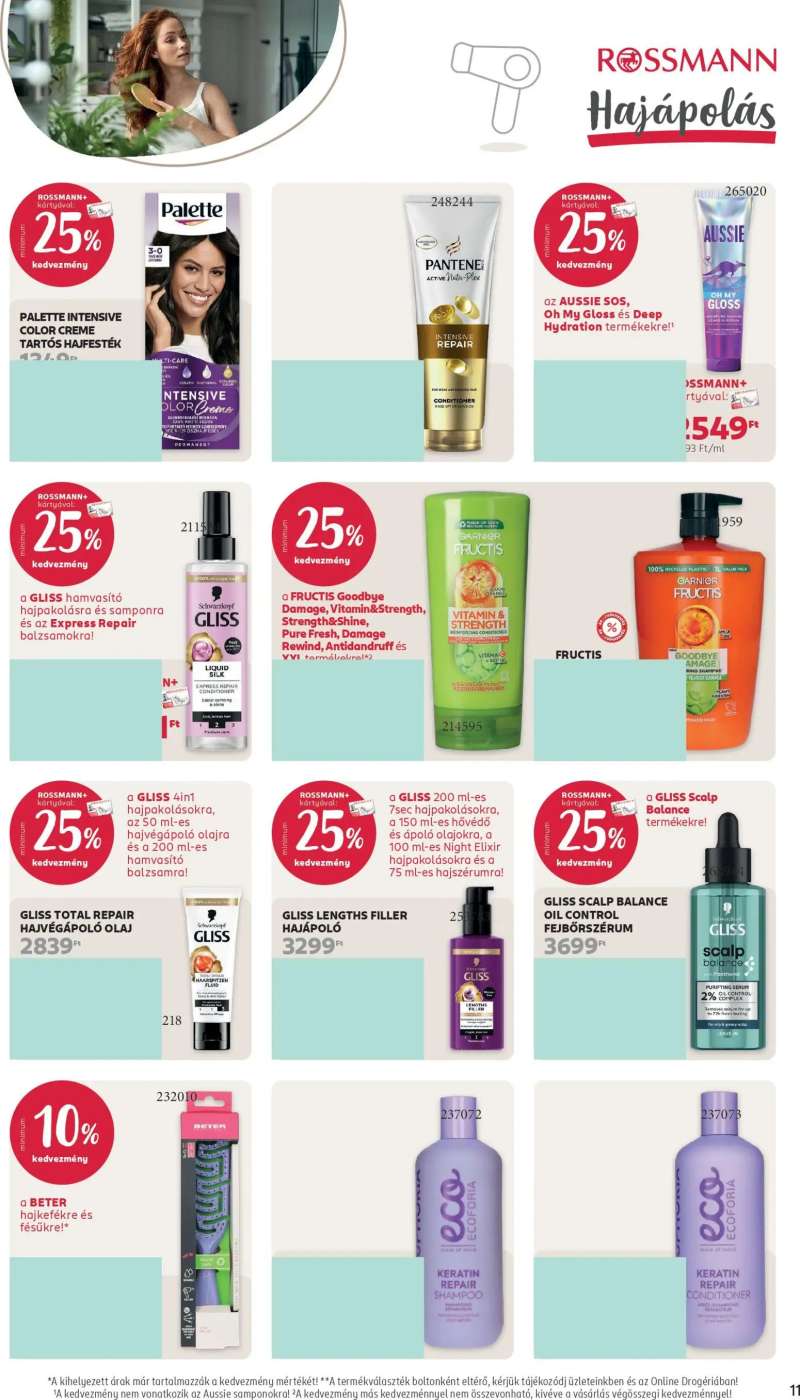 Rossmann Rossmann akciós újság 13 oldal