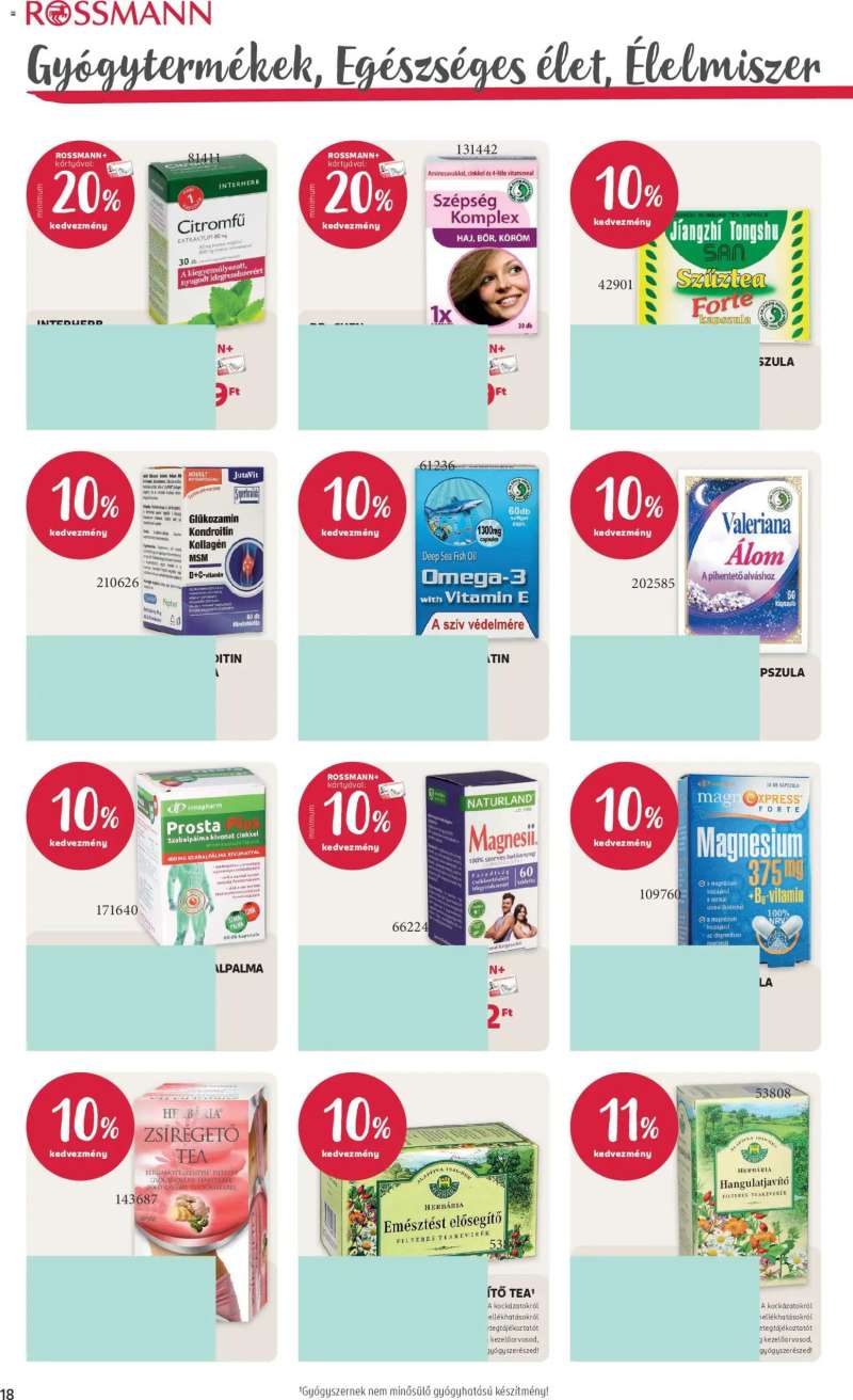 Rossmann Rossmann akciós újság 22 oldal