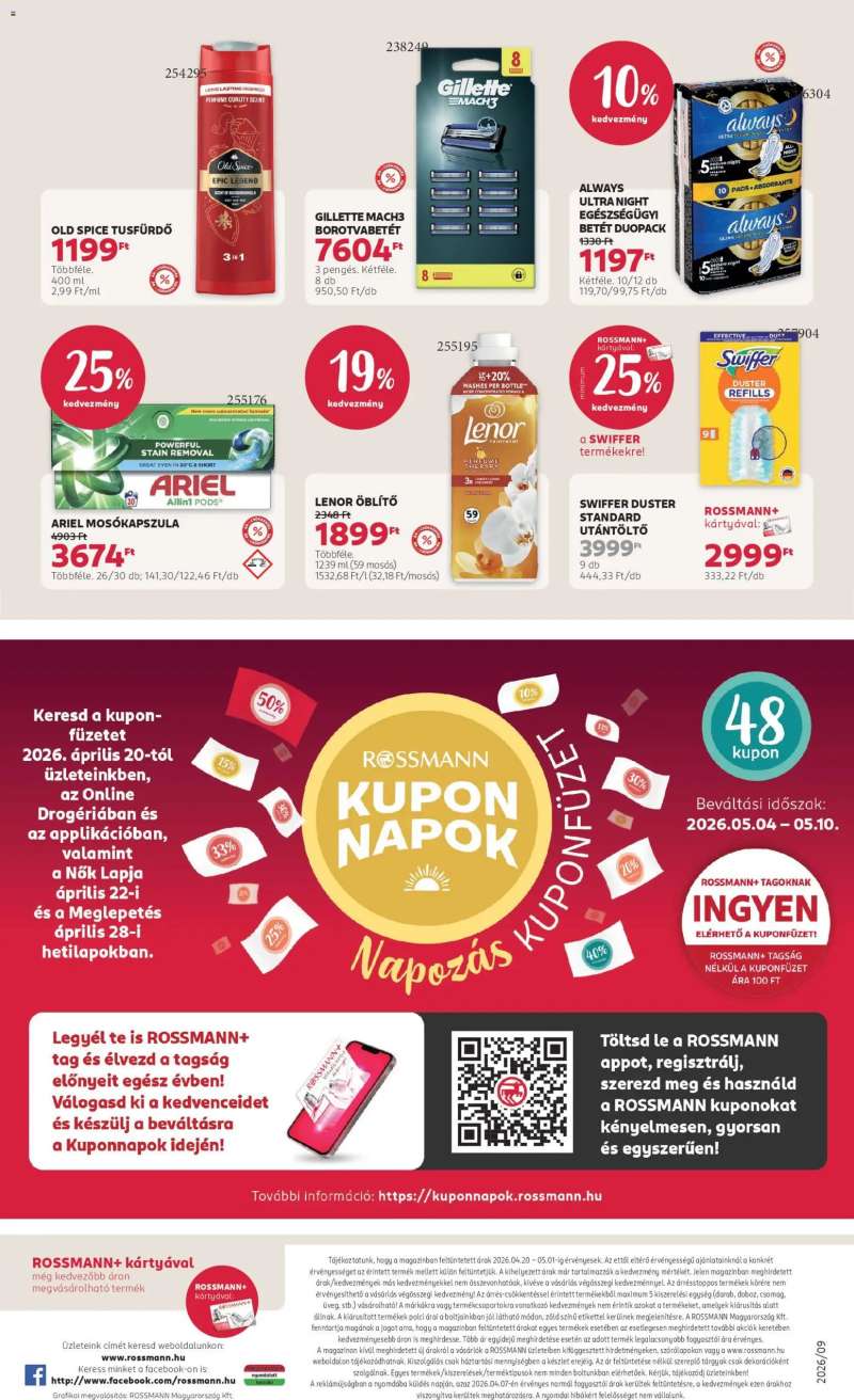 Rossmann Rossmann akciós újság 24 oldal