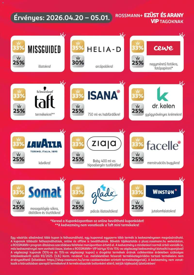 Rossmann Rossmann Szórólap 3 oldal