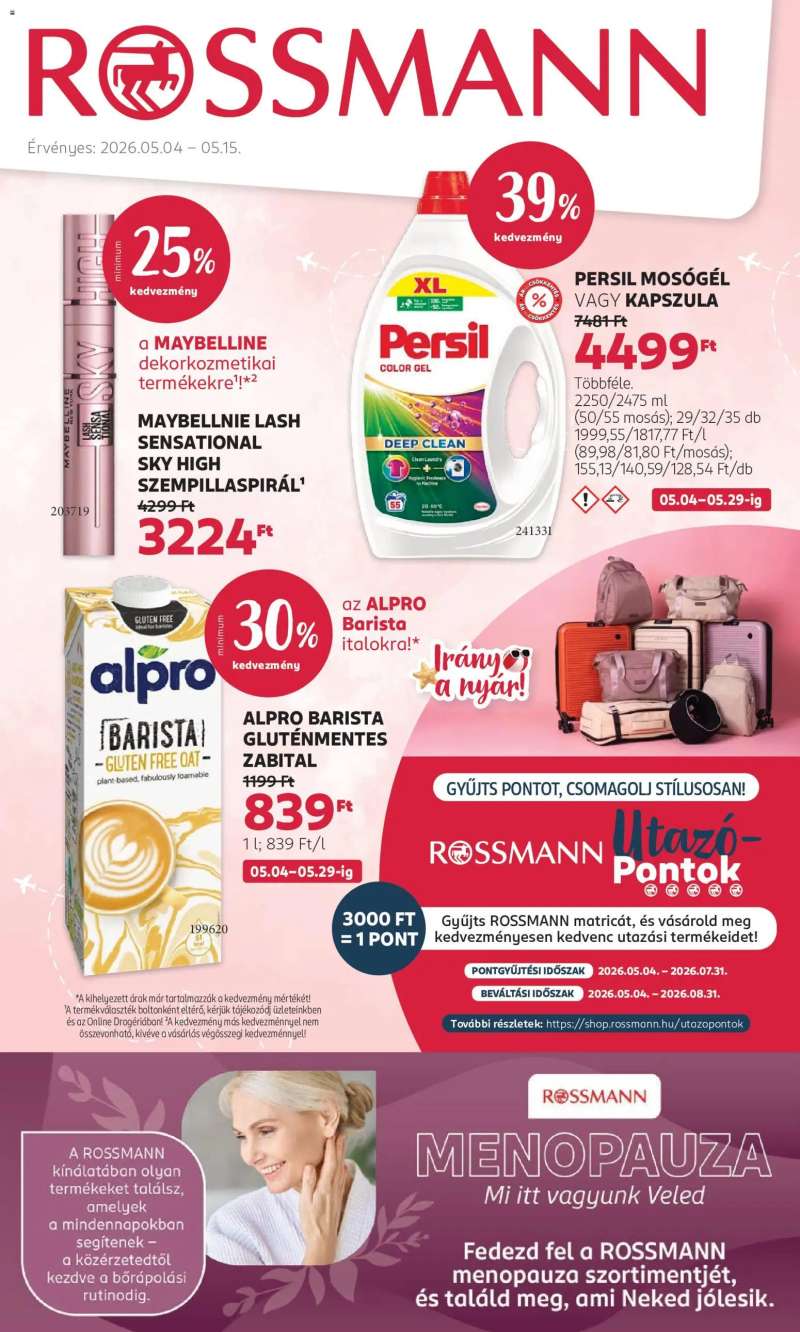 Rossmann Rossmann akciós újság 1 oldal