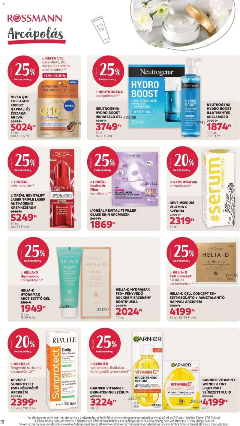 Rossmann Rossmann akciós újság 12 oldal