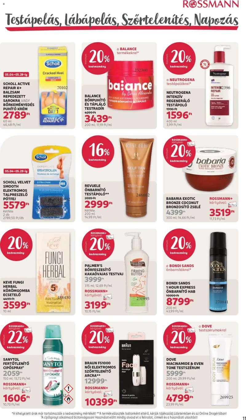 Rossmann Rossmann akciós újság 13 oldal