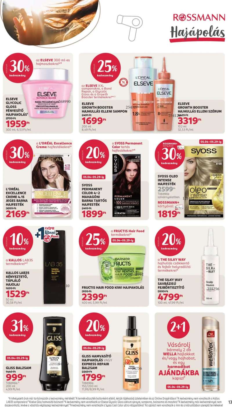 Rossmann Rossmann akciós újság 15 oldal