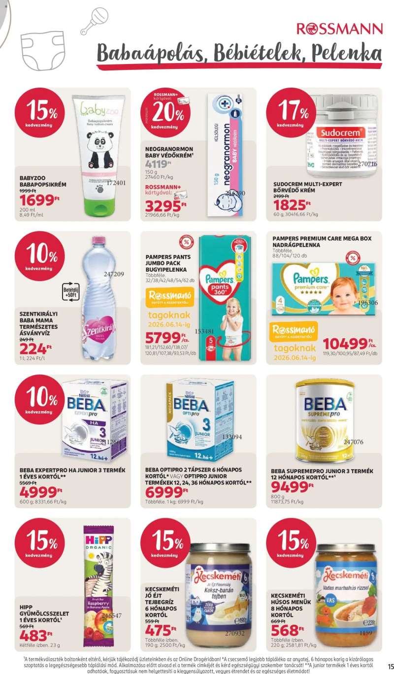 Rossmann Rossmann akciós újság 17 oldal