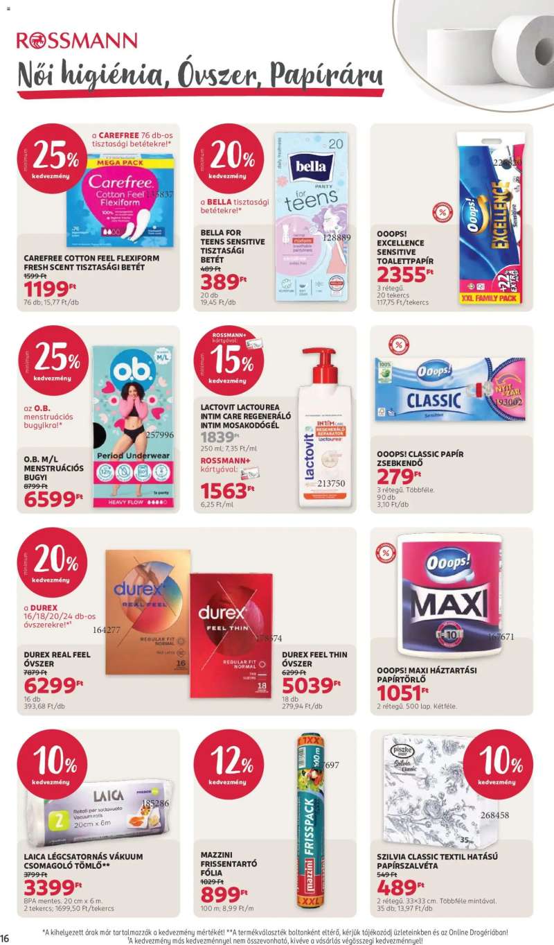 Rossmann Rossmann akciós újság 18 oldal