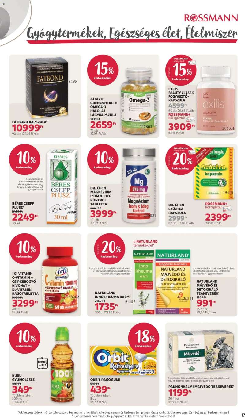 Rossmann Rossmann akciós újság 19 oldal
