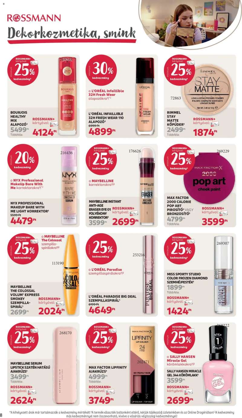 Rossmann Rossmann akciós újság 10 oldal