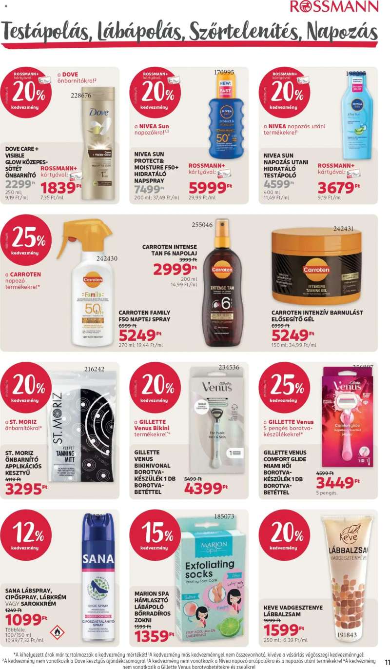 Rossmann Rossmann akciós újság 13 oldal