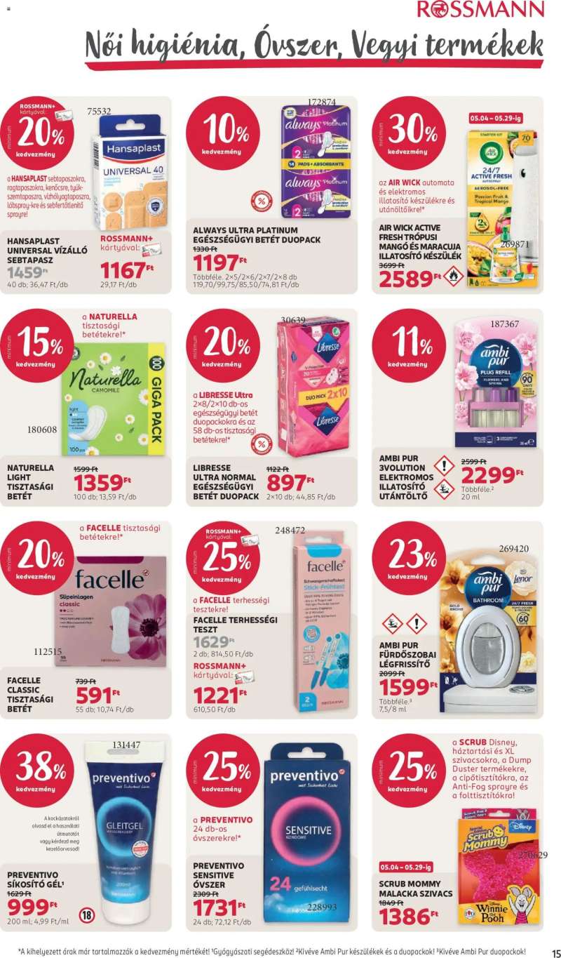 Rossmann Rossmann akciós újság 17 oldal