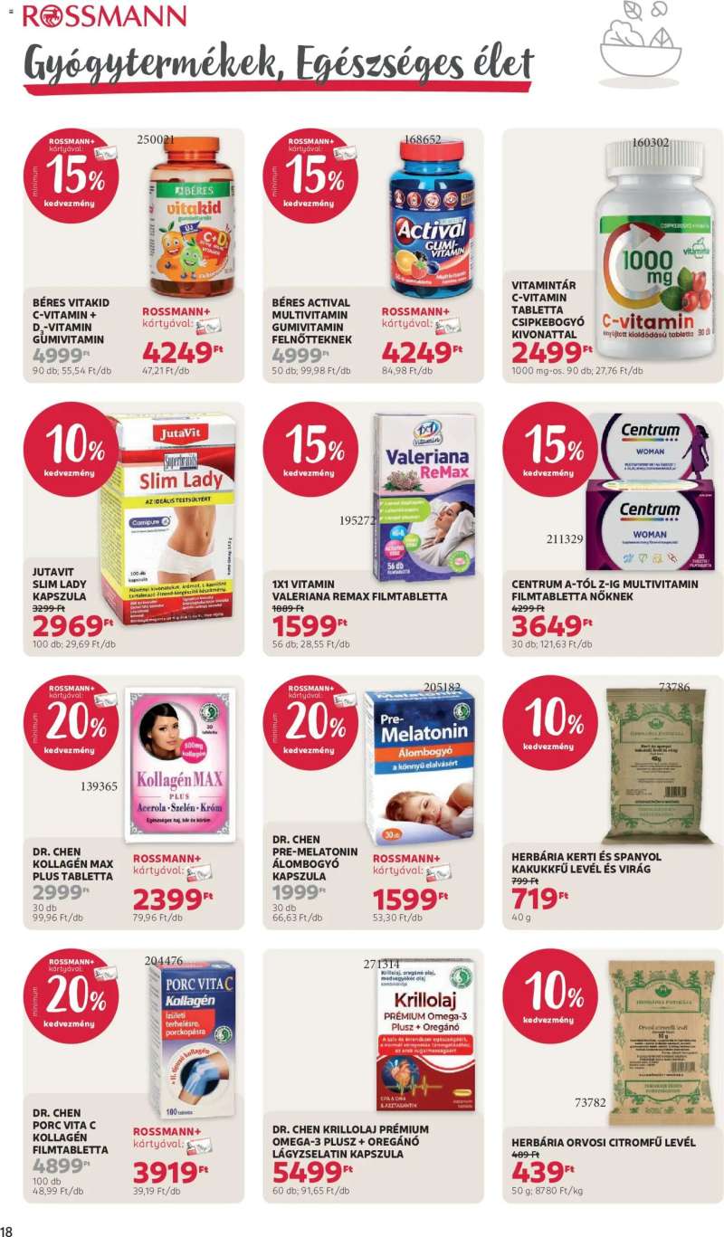 Rossmann Rossmann akciós újság 22 oldal