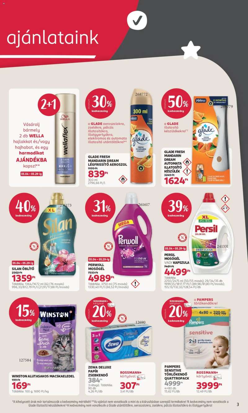 Rossmann Rossmann akciós újság 3 oldal
