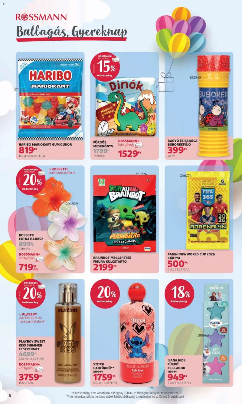 Rossmann Rossmann akciós újság 6 oldal