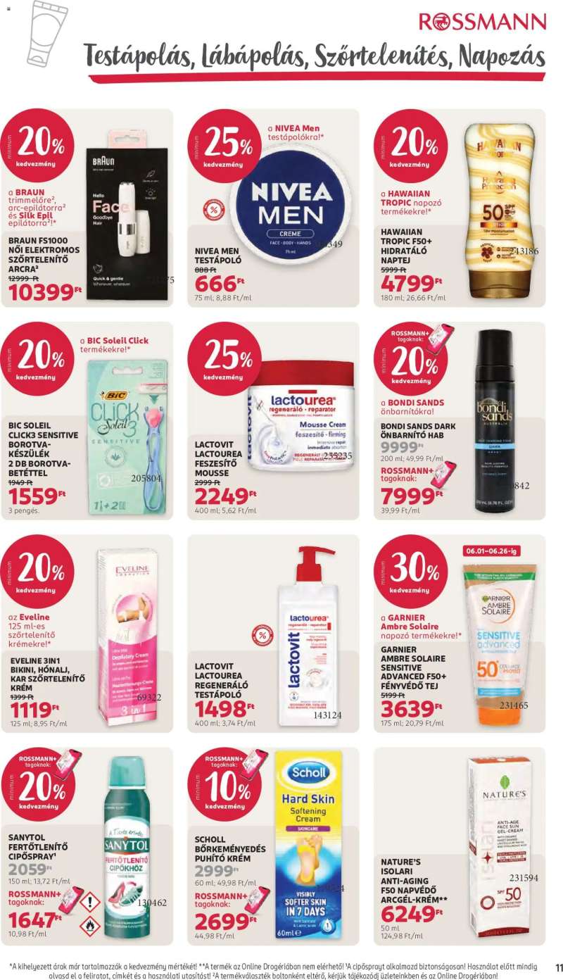 Rossmann Rossmann akciós újság 13 oldal