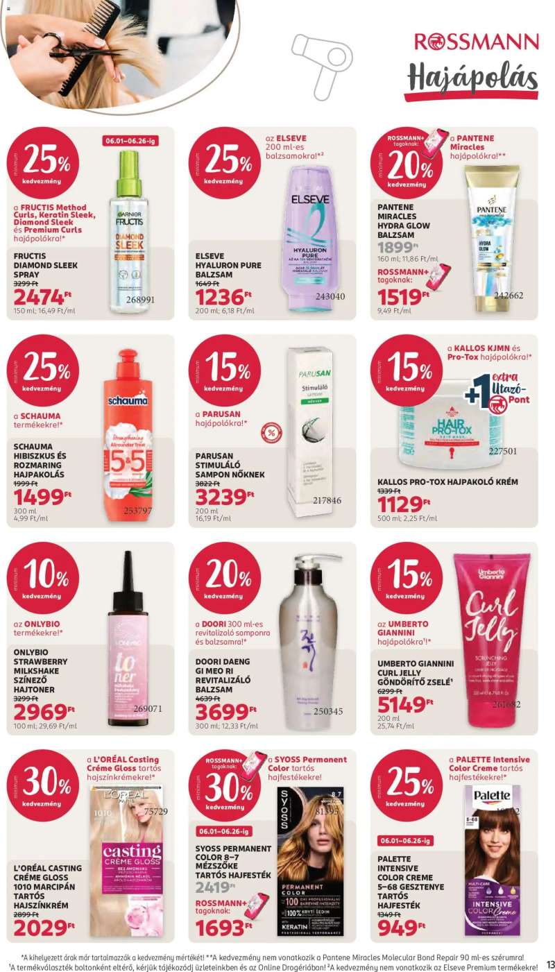 Rossmann Rossmann akciós újság 15 oldal