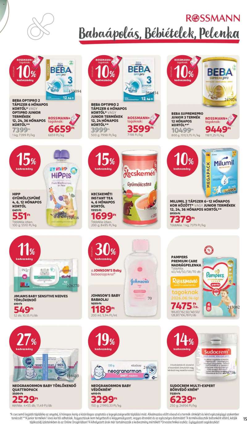 Rossmann Rossmann akciós újság 17 oldal