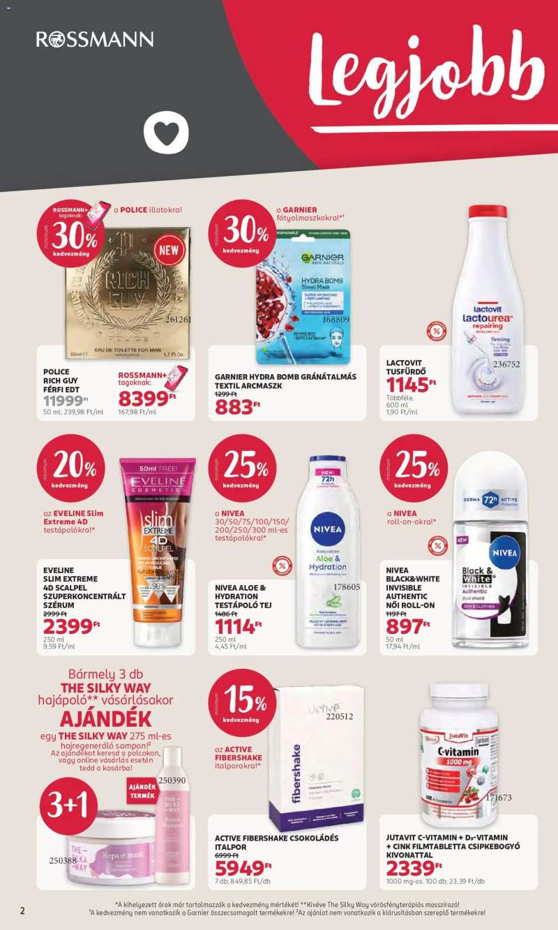 Rossmann Rossmann akciós újság 2 oldal