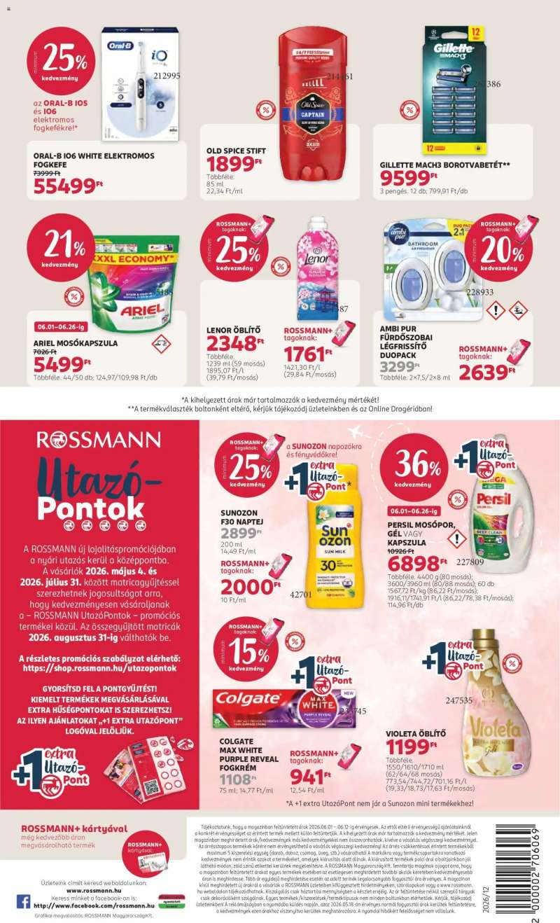 Rossmann Rossmann akciós újság 24 oldal