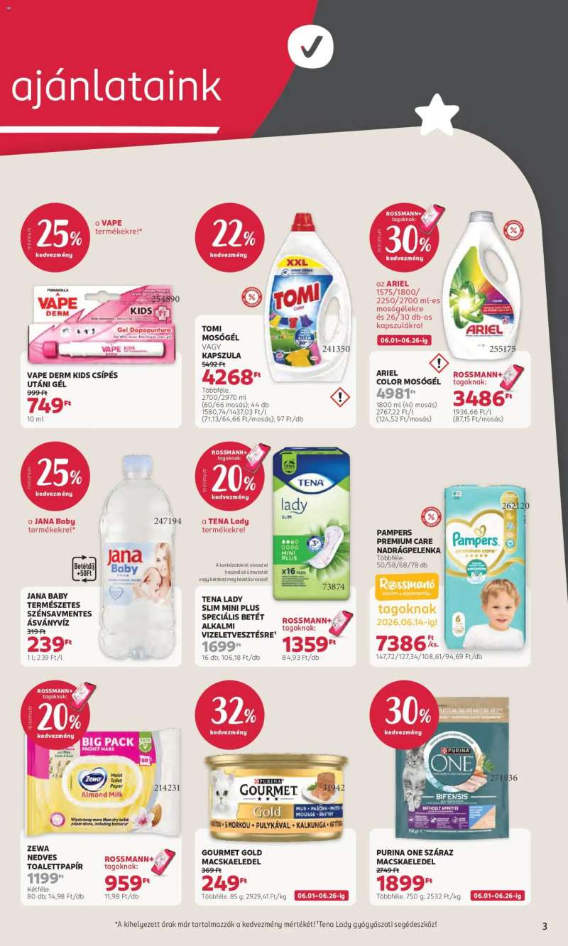 Rossmann Rossmann akciós újság 3 oldal
