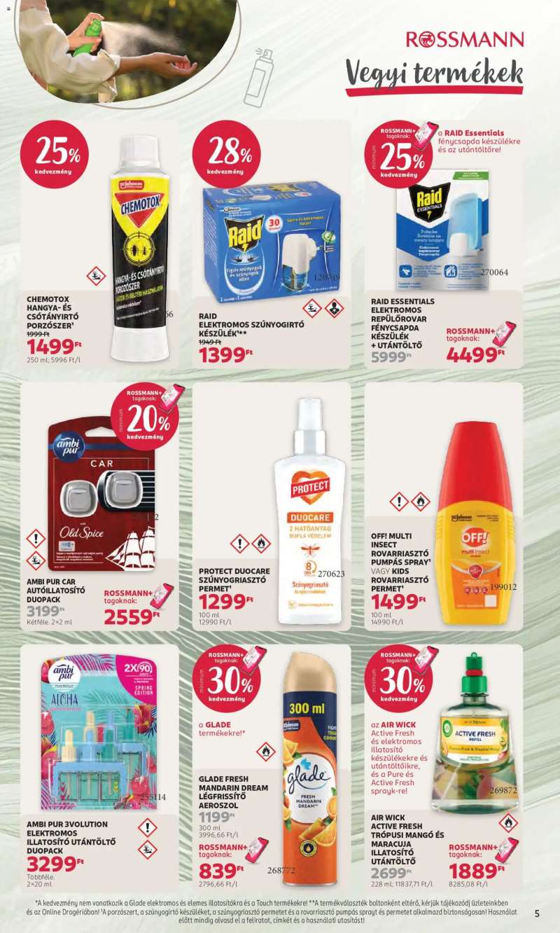 Rossmann Rossmann akciós újság 5 oldal