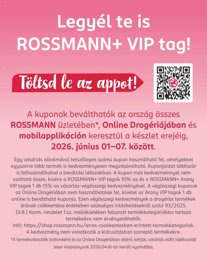 Rossmann Rossmann Kupon Napok 11 oldal