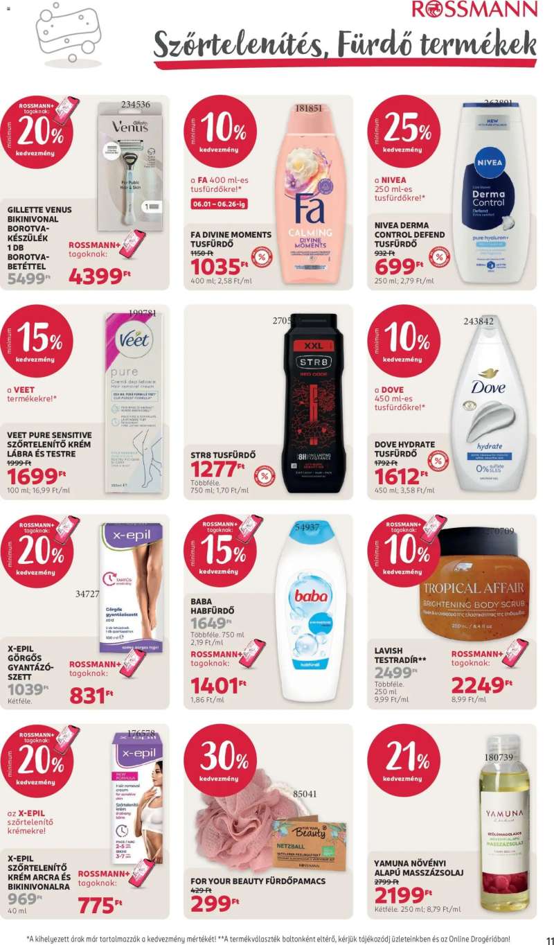 Rossmann Rossmann akciós újság 13 oldal