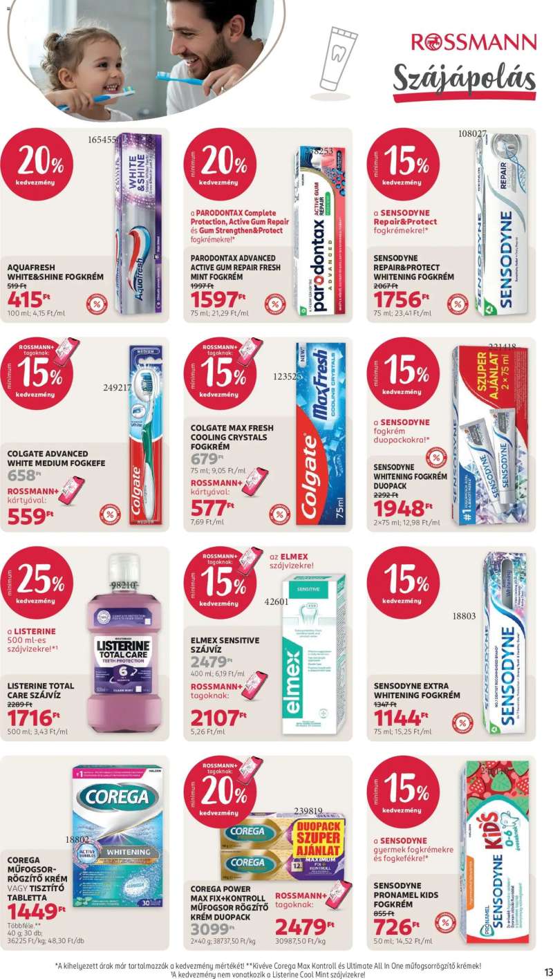 Rossmann Rossmann akciós újság 15 oldal