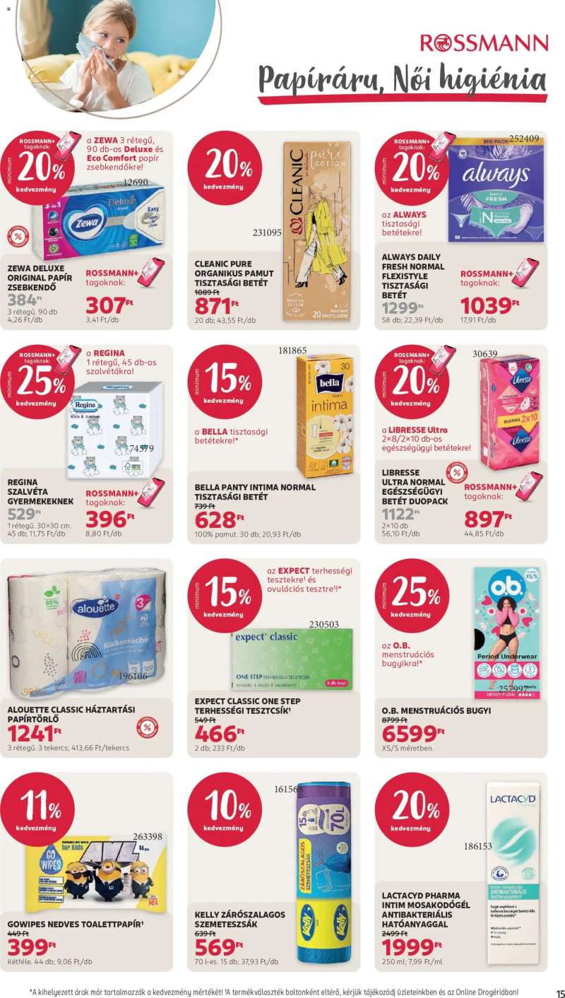 Rossmann Rossmann akciós újság 17 oldal