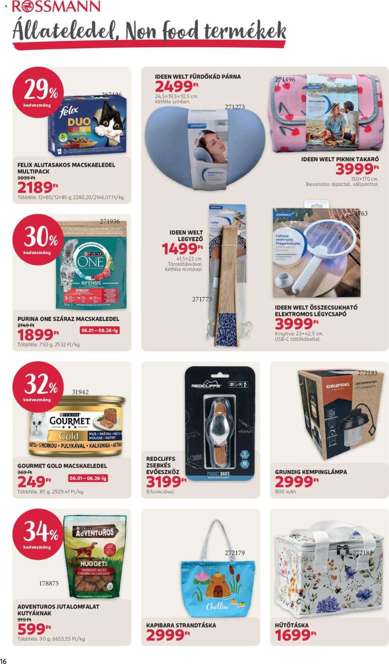 Rossmann Rossmann akciós újság 18 oldal