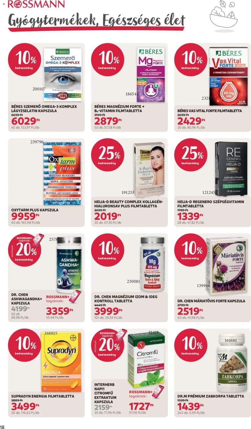 Rossmann Rossmann akciós újság 20 oldal