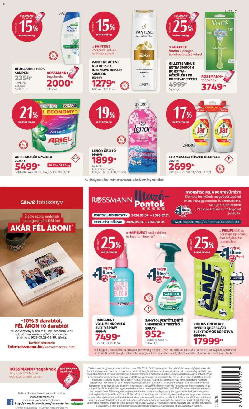 Rossmann Rossmann akciós újság 24 oldal