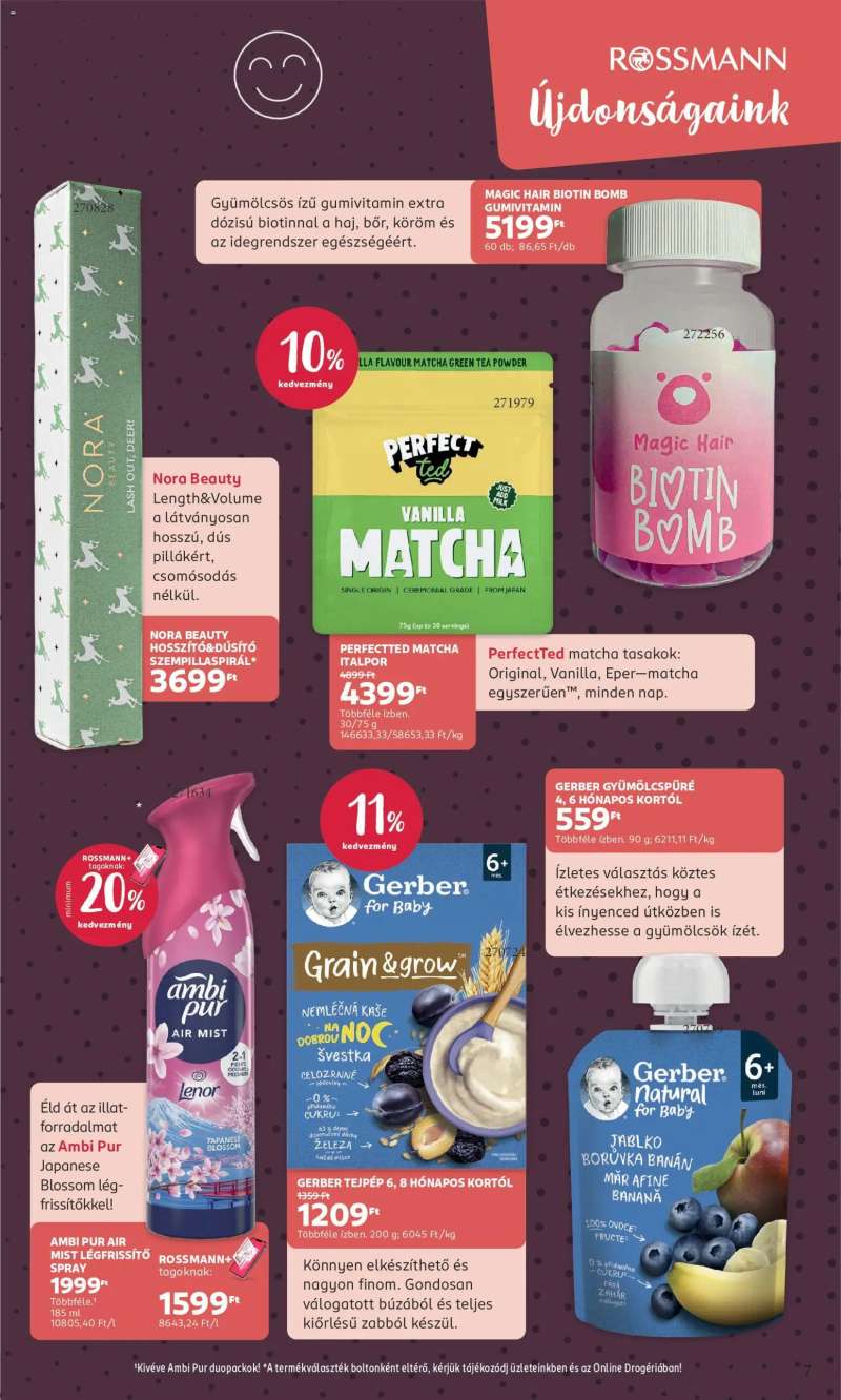 Rossmann Rossmann akciós újság 7 oldal