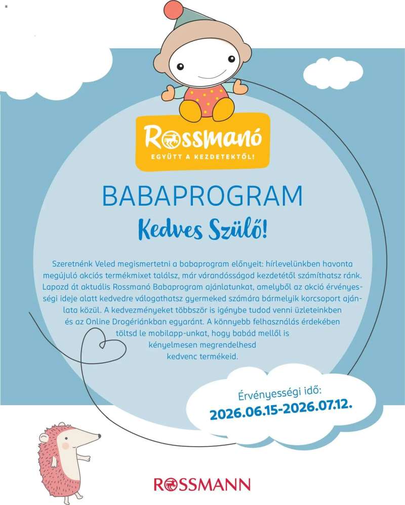 Rossmann Rossmann Babaprogram 1 oldal