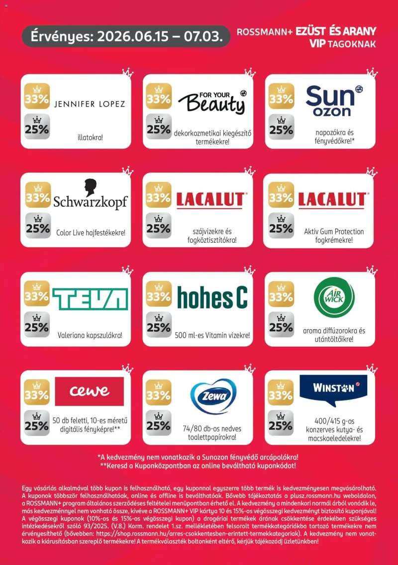 Rossmann Rossmann Szórólap 3 oldal